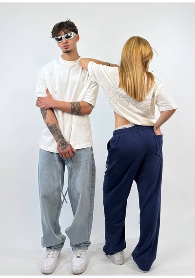 Zaee Signature Oversize Taş İşlemeli Tişört Çok Renkli