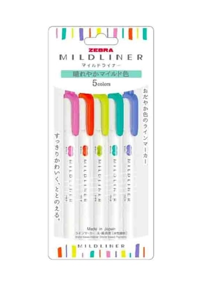 Zebra Mildliner Fosforlu Kalem 5c-hc-n Set