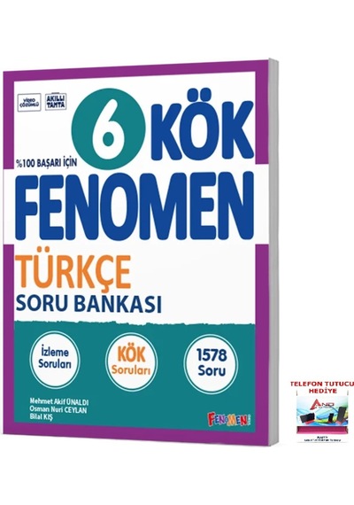 Fenomen 2025-2026 6. Sınıf Kök Türkçe Soru Bankası Video Çözümlü