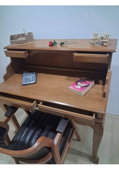 Çalışma Masa İlhm 90634 Klasik Takım Dilimli Sandalye Lüks Klasik Ceviz Renk Model Kahverengi Çalışma Masa İlhm 90634 Klasik Takım Dilimli Sandalye Lüks Klasik Ceviz Renk Model Kahverengi