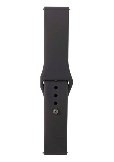 Xemu Galaxy Uyumlu Watch 42mm Band Serisi 20mm Klasik Kordon Silikon Strap Kayış-gri