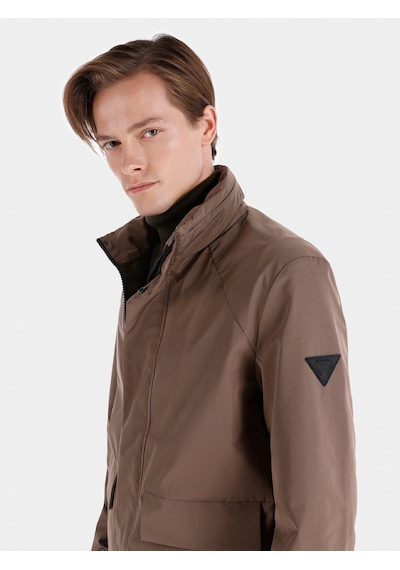 Colin's Colins Regular Fit Cep Detaylı Bej Erkek Kaban Cl1056689 Bej