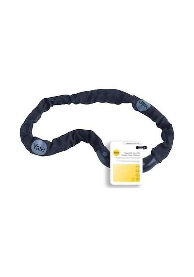 Yale Essential Zincirli Bisiklet Kilidi 900mm Şifreli Ychco6902 Gri - Siyah