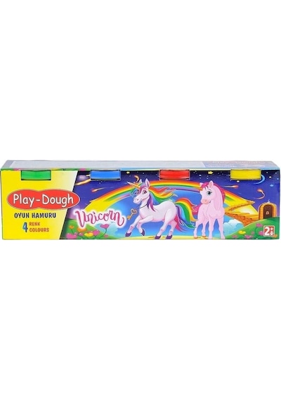 Ern-004 Dörtlü Oyun Hamuru - Eren Oyuncak Mavi