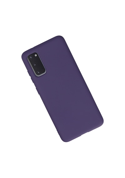 Samsung Galaxy Uyumlu - S20 Kılıf Nano İçi Kadife Silikon - Mor