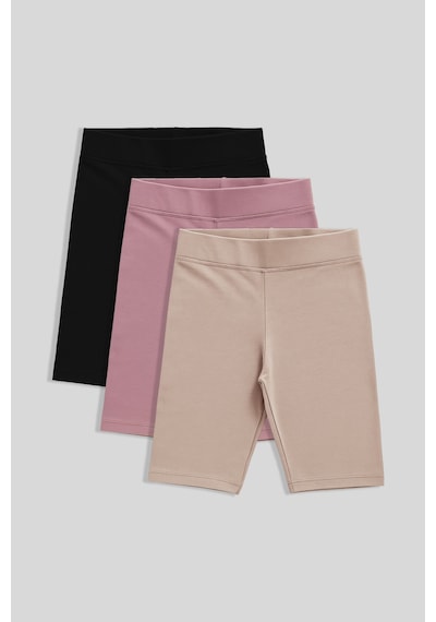 Tommylife Standart Fit Basic 3lü Paket Siyah-gül Kurusu-koyu Bej Kız Çocuk Tayt - 75188 Siyah-gül Kurusu-koyu Bej
