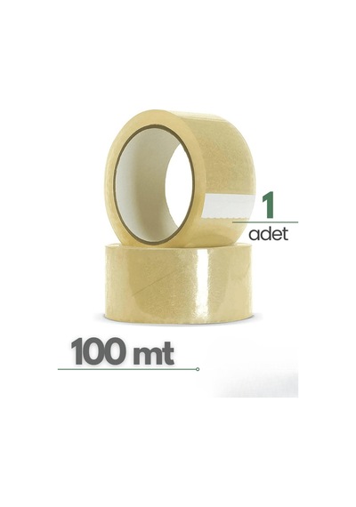Güçlü Yapışkan Şeffaf Koli Bandı 45 Mm X 100 Mt Mıt1281 1 Adet