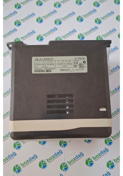 Emerson Control Techniques Ska1200075 0.75kw Sürücü 0.75 Kw 4,5 A Mono Phase Control Inverter Emerson Control Techniques Ska1200075 0.75kw Sürücü 0.75 Kw 4,5 A Mono Phase Control Inverter