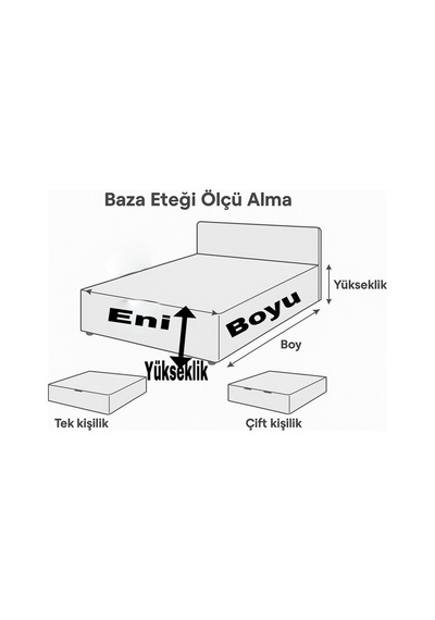 Çift Kişilik Bordo Renk Pamuk Baza Eteği