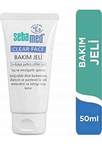 Clear Face Sivilce Karşıtı Nemlendirici Bakım Jeli 50 Ml
