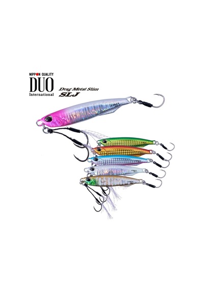 Duo Drag Metal Slj Slim 80gr Pba0520 Blue Pink Suni Yem