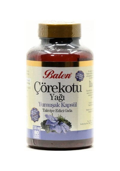 Balen Çörekotu Yağı Yumuşak Kapsül 80 Kapsül