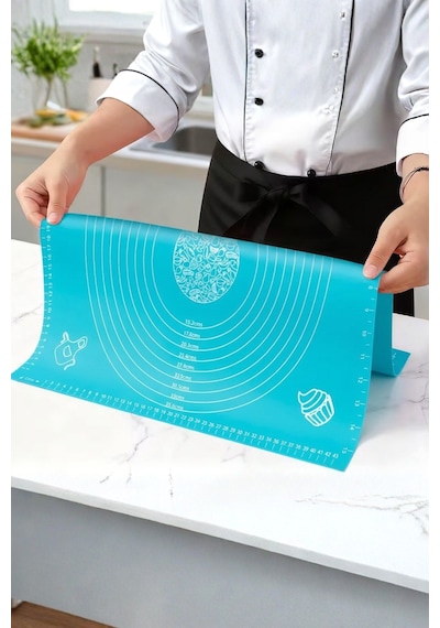 Silikon Hamur Açma Matı 50x40 Cm