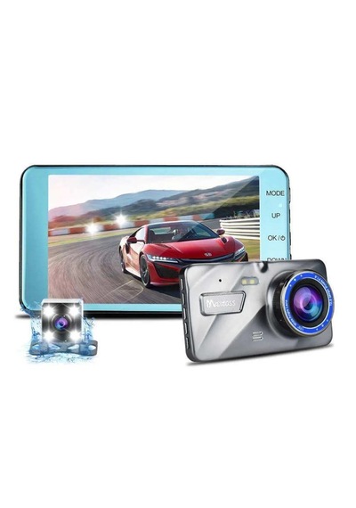Türkçe 12mp 4.0" Ips Ekran Çift Lens Ön + Arka Araç İçi Kamera