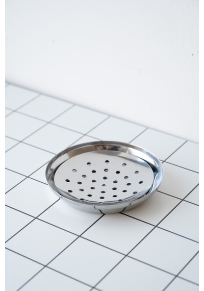Çelik 11,5 Cm Damla Katı Sabunluk Metal - 694995827 Metal