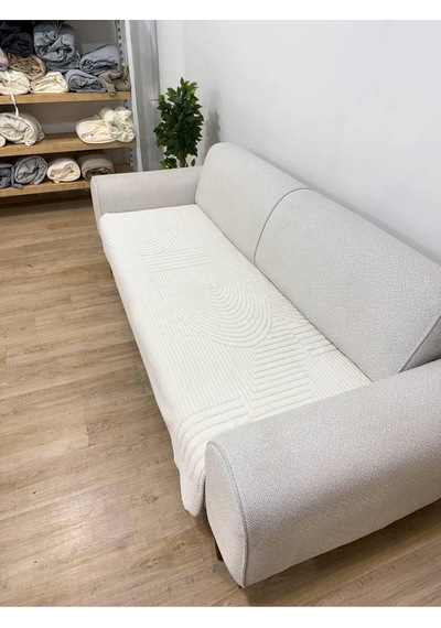 Tr Welsoft Kaymaz Taban Süngerli Koltuk - Çekyat Örtüsü 170x210 Krem 170 X 210 Genel