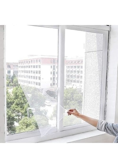 Orret Home Tül Pencere Sinekliği,cırtlı Cam Ve Pimapen İçin Böcek Ve Sinek Engelleyici Tül Sineklik 130x150 Cm