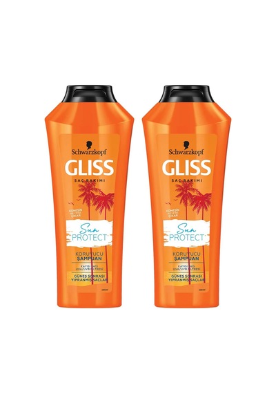 Gliss Sun Protect Güneşe Karşı Koruyucu Şampuan 2 x 360 ML