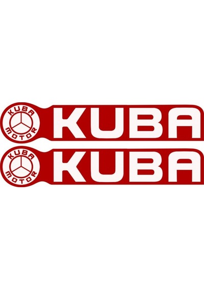 Kuba Etiket Kırmızı 15x3cm 2'li - Etiket - Sticker