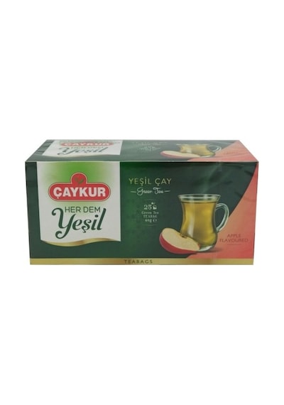 Çaykur Elmalı Yeşilçay 1.6 G 25 Adet