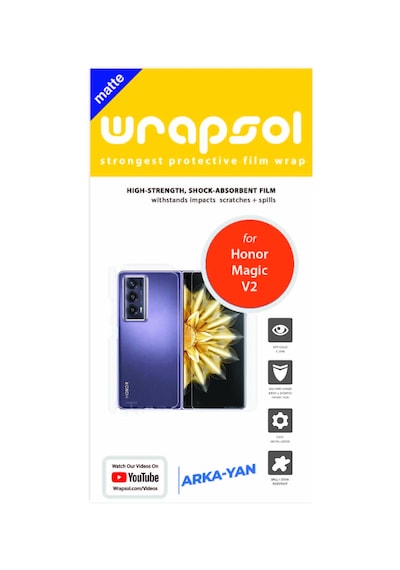 Honor Magic V2 Mat Arka Ve Yan Kaplama Poliüretan Ekran Koruyucu