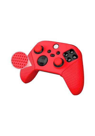 Tyx-0626 Matris Xbox Series X-xbox Series S Joystick Analog Koruyucu Silikon Kılıf Kırmızı
