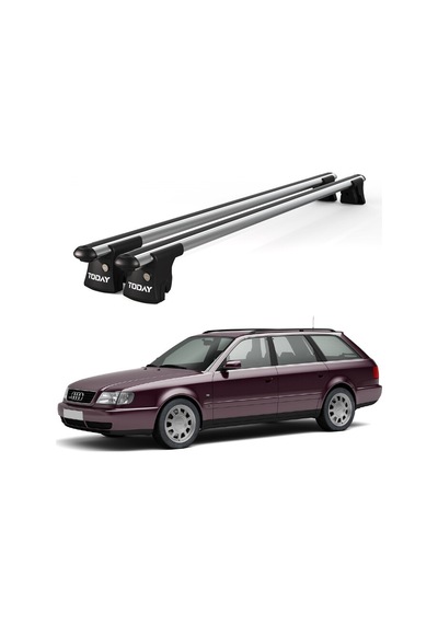 Trio-ı Audi A6 Avant 1994-1998 Uyumlu Kilitli Ara Atkı 120cm Port Bagaj Tavan Barı
