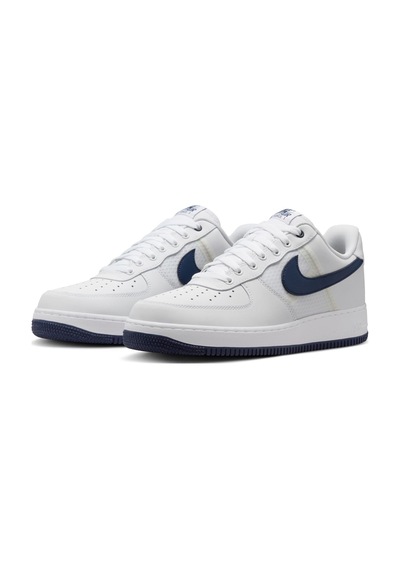 Nike Aır Force 1 '07 Lv8 Se Whıte/mıdnıght Navy-lıghtenıng - 752643615 Whıte/mıdnıght Navy-lıghtenıng