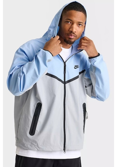 Nike Tech Woven Windrunner Full Zip Loose Fit Jacket Erkek Bol Kesim Dokuma Kapüşonlu Spor Ceket Mavi Gri Mavi - Gri Nike Tech Woven Windrunner Full Zip Loose Fit Jacket Erkek Bol Kesim Dokuma Kapüşonlu Spor Ceket Mavi Gri Mavi - Gri