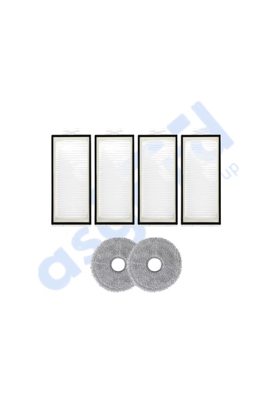 Roborock Q Revo Pro-s-maxv Uyumlu 4 Filtre 2 Mop Pkt-iasgf0000574