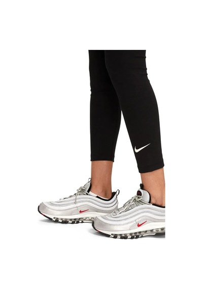 Nike Sportswear Classic 7/8 Womens Tight Black Kadın Günlük Stil Tayt Siyah Siyah