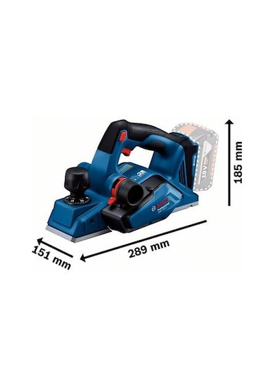 Bosch Professional GHO 185 Li Akülü Planya Makinesi (Akü & Şarj Hariç) - 06015B5021