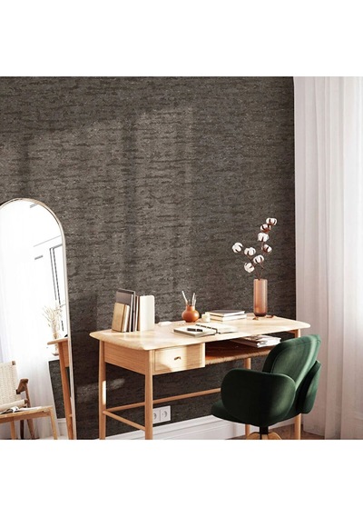 Adawall Muse Koleksiyonu- 25108-7 Kahverengi Taş Görünümlü Duvar Kağıdı 1.06x15.6m, 16.5m²