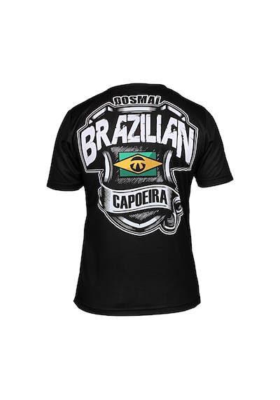Dosmai Dijital Baskılı Capoeira Bisiklet Yaka Spor T-shirt Cat017