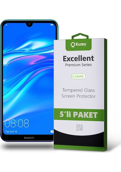 Huawei Y7 2019 Ekran Koruyucu Cam 5 Adet (535078405) 20 Tl Fark Ile Apple  Uyumlu iPhone Hızlı Şarj Kablosu