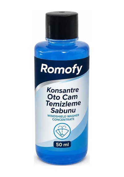 Konsantre Oto Cam Suyu Pratik Tek Kullanımlık Silecek Suyu 50ml