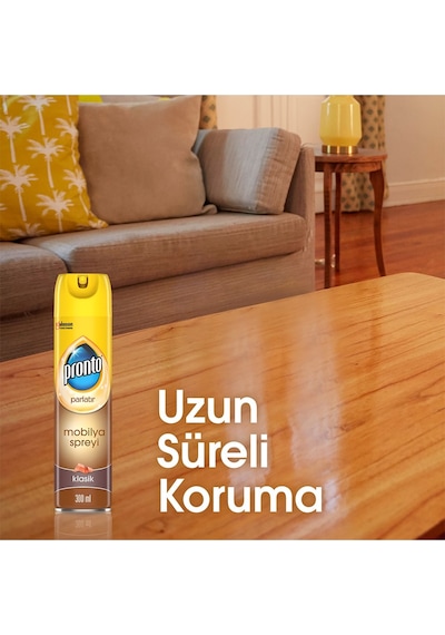 Pronto Klasik Ahşap Parlatıcı & Temizleyici Sprey 300 ML