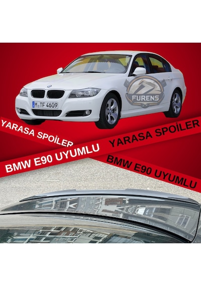 Bmw E90 316 318 320 325 330 Bagaj Üstü Yarasa Spoiler Piano Black