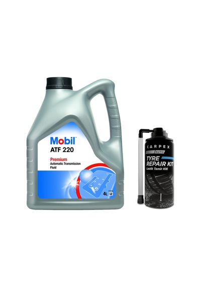 Mobil Atf 220 Otomatik Şanzıman Yağı 4 L + Lastik Tamir Kiti