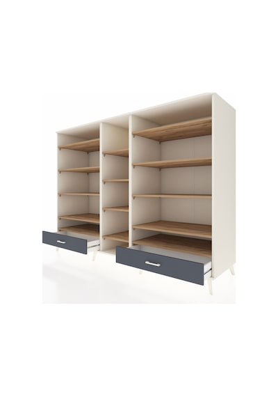 Kronos Dolap 14 Raflı 2 Çekmeceli 220x59x163 Aytaşı-çam/antrasit Atlas Çam/antrasıt - Aytası Kronos Dolap 14 Raflı 2 Çekmeceli 220x59x163 Aytaşı-çam/antrasit Atlas Çam/antrasıt - Aytası