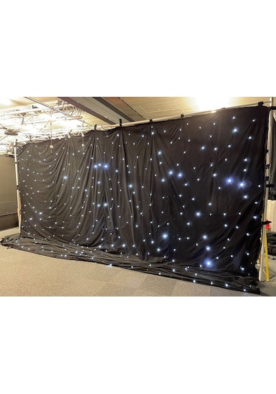Ttx Led Star Kadife Led Kumaşlı Perde