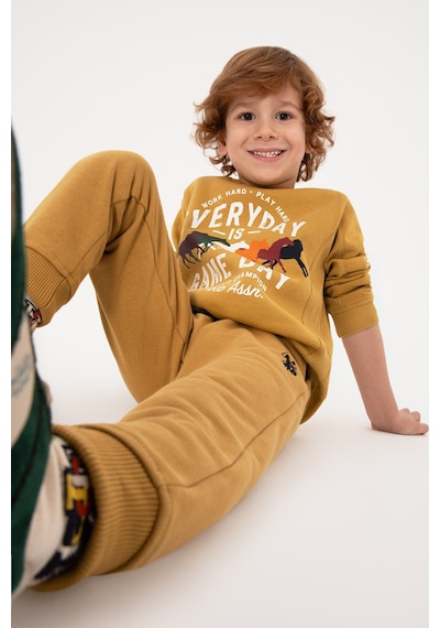U.s. Polo Assn. Erkek Çocuk Petrol Sweatshirt 50316406-vr151 Oıl