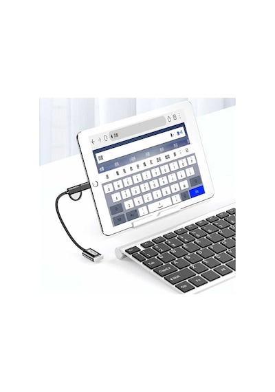 Go Des GD-CT033 2 in 1 USB 3.0 to Micro / Type-C OTG Dönüştürücü Çevirici Tak & Çalıştır - ZORE-257768