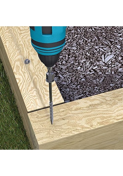 Maxx 47812 Landscape Screw 0.6cm X 10cm Heat Treated Steel Ceramic Coated As Diğer