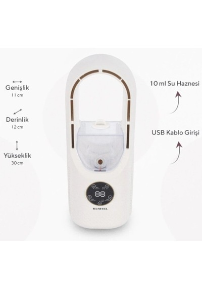 Soğutucu Buharlı Mini Usb Serinletici Fan Led Işıklı