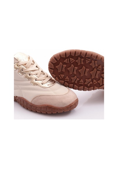 Dgn B0033 Kadin Spor Ayakkabi Bej