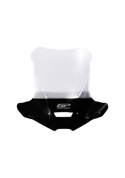GP Kompozit Honda NC 700 X / NC 750 X 2016-2020 Uyumlu Baskılı Ön Cam Şeffaf 51 cm