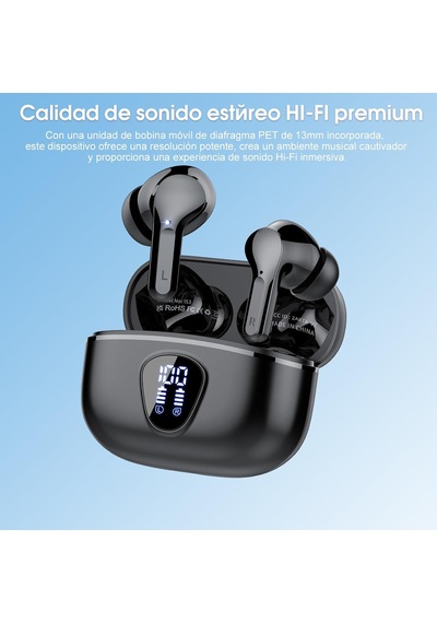 Tr Kablosuz Kulaklıklar, Bluetooth 5.4 Kulaklık Hifi Stereo, Enc Gürültü Önleyici Mikrofonlu Bluetooth Kulaklıkla Genel