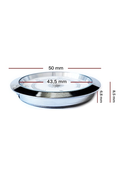 Analog Higrometre Nem Ölçer Humidor Puro Kutusu için Metal Çerçev N11.1834