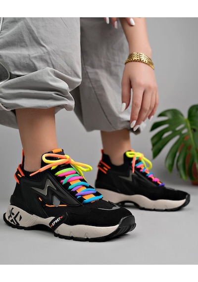 0850 Kadın Rahat Sneaker Siyah